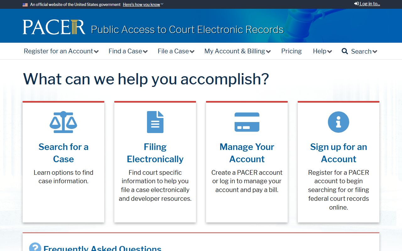PACER federal court records search for Chesterfield County cases